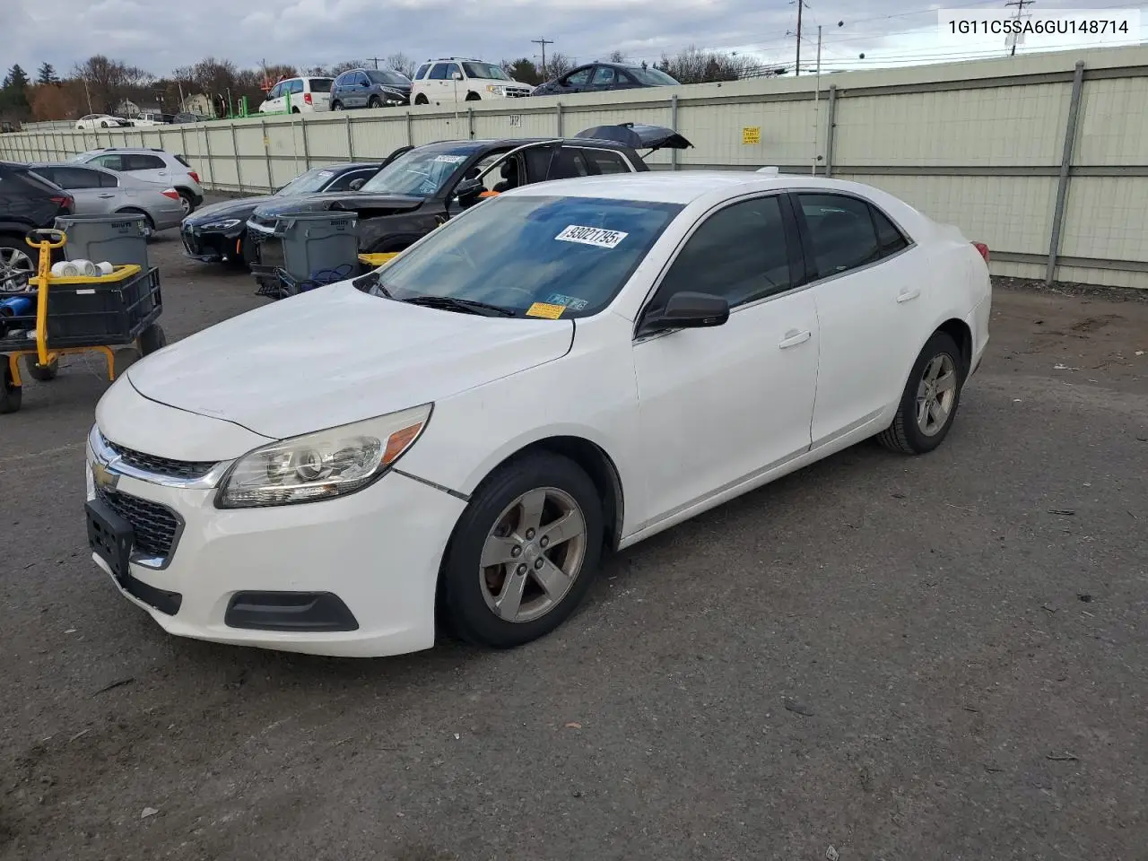 1G11C5SA6GU148714 2016 Chevrolet Malibu Limited Lt