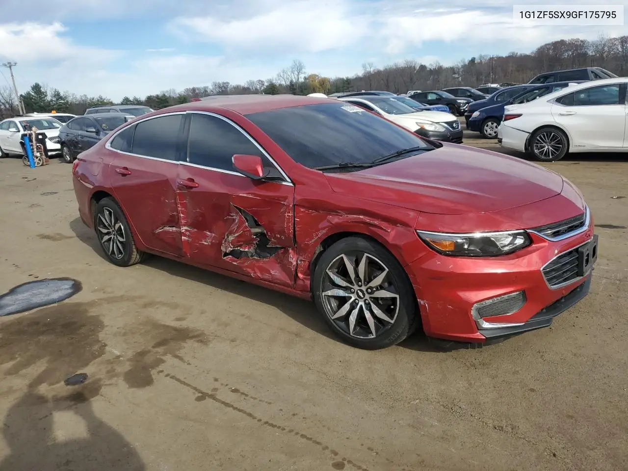1G1ZF5SX9GF175795 2016 Chevrolet Malibu Lt
