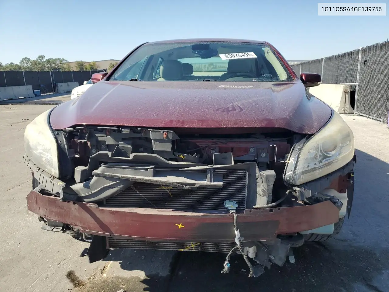 1G11C5SA4GF139756 2016 Chevrolet Malibu Limited Lt