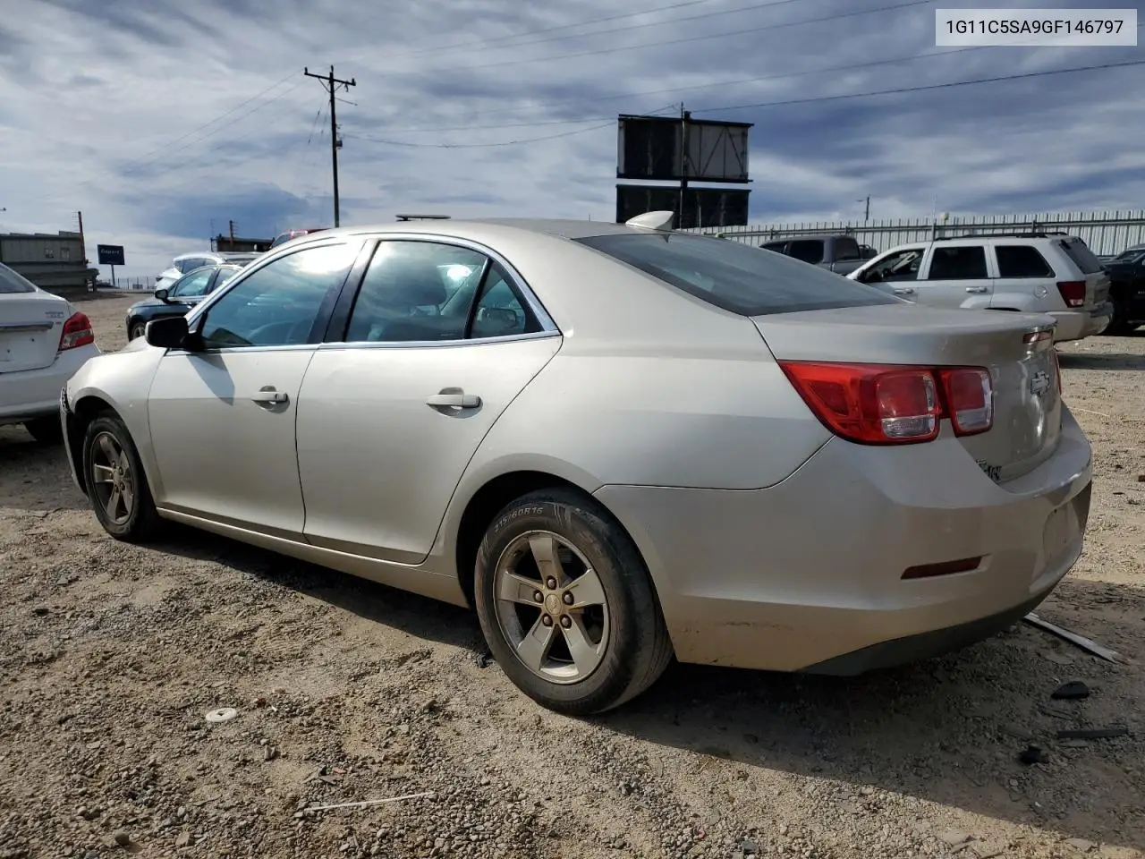 1G11C5SA9GF146797 2016 Chevrolet Malibu Limited Lt