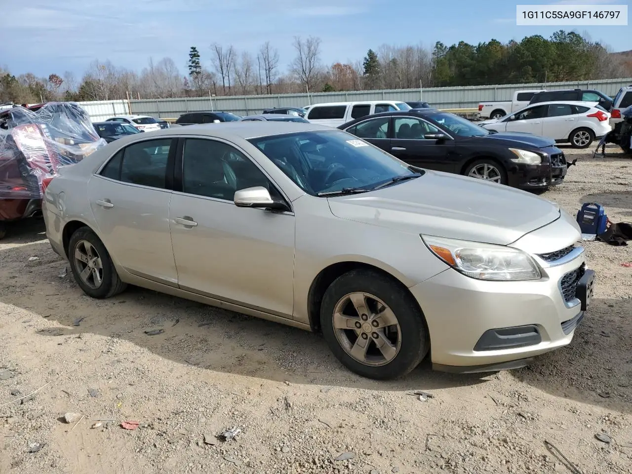 1G11C5SA9GF146797 2016 Chevrolet Malibu Limited Lt