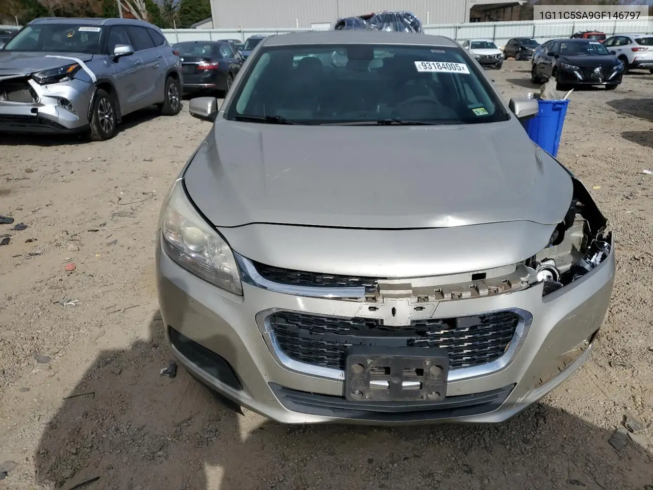 1G11C5SA9GF146797 2016 Chevrolet Malibu Limited Lt
