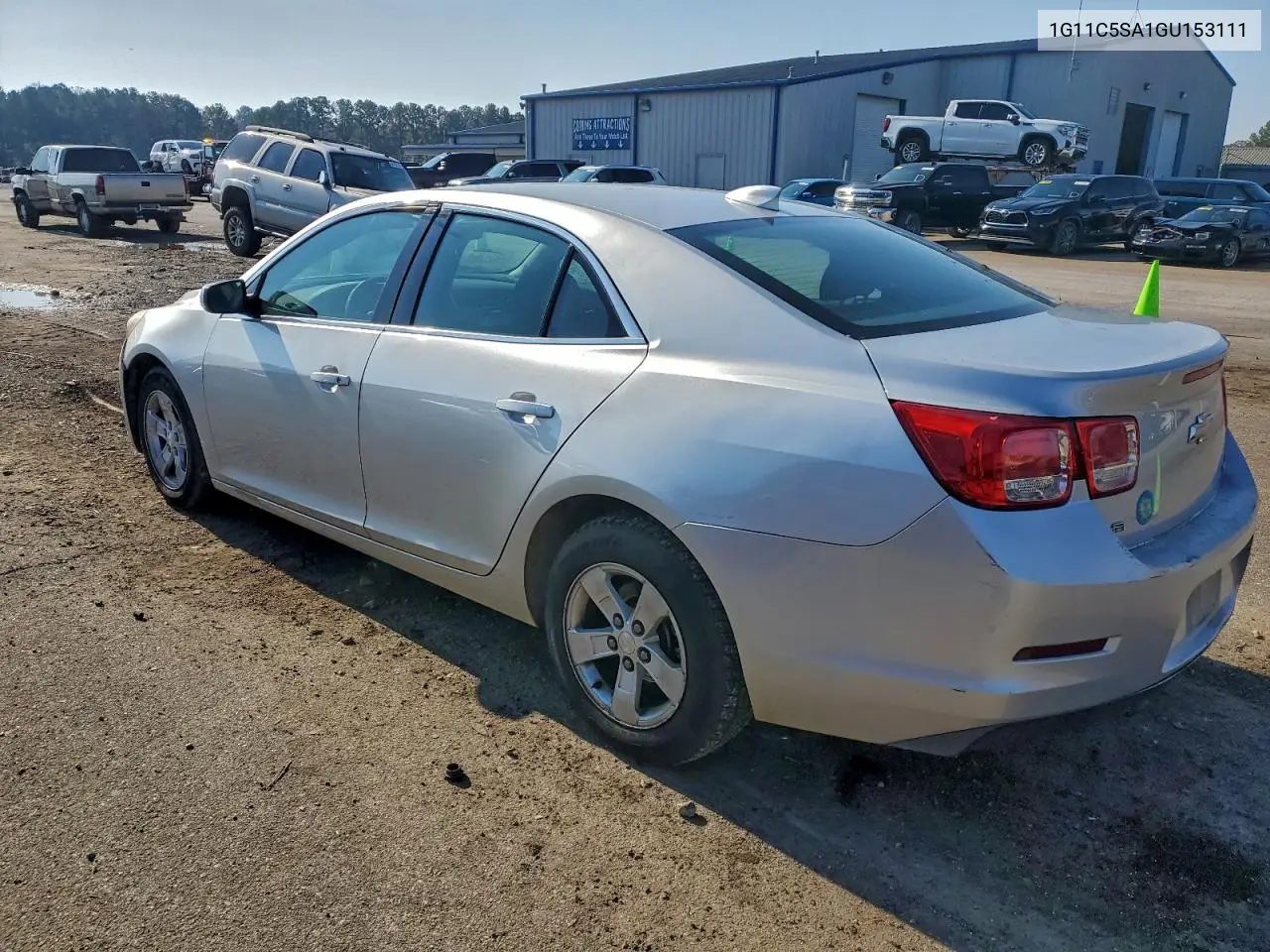 1G11C5SA1GU153111 2016 Chevrolet Malibu Limited Lt