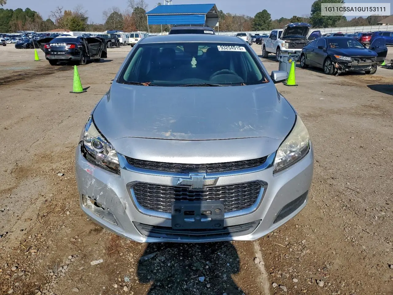 1G11C5SA1GU153111 2016 Chevrolet Malibu Limited Lt