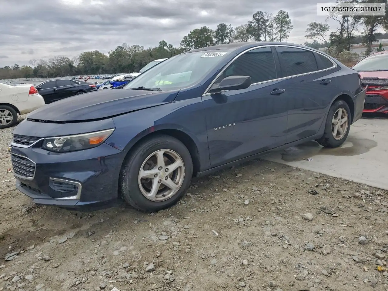 1G1ZB5ST5GF358037 2016 Chevrolet Malibu Ls