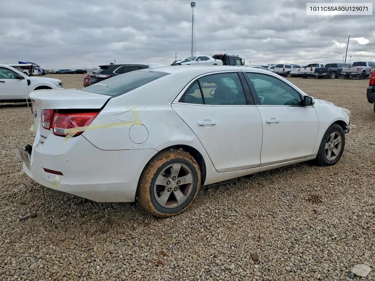1G11C5SA5GU129071 2016 Chevrolet Malibu Limited Lt