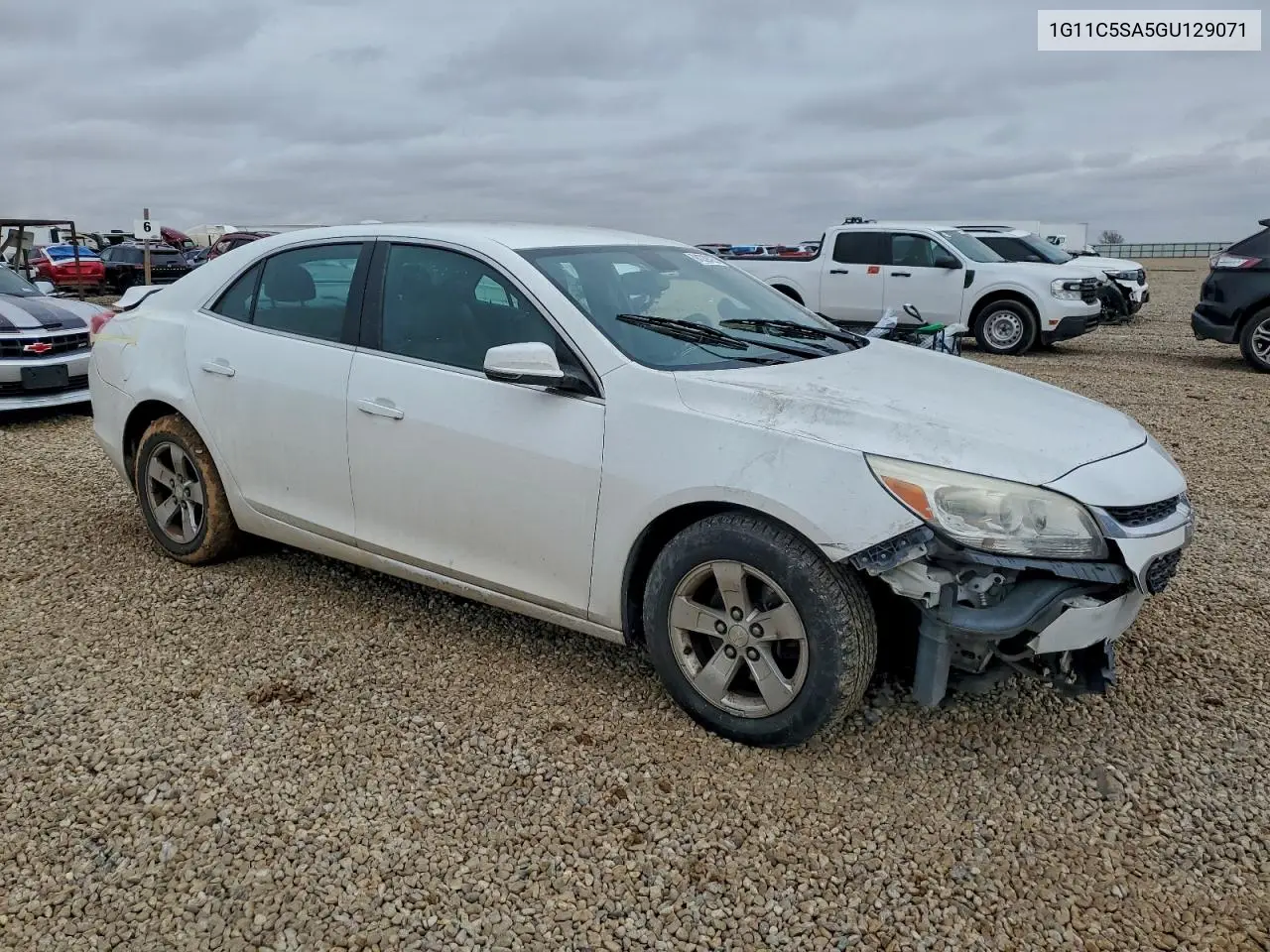 1G11C5SA5GU129071 2016 Chevrolet Malibu Limited Lt