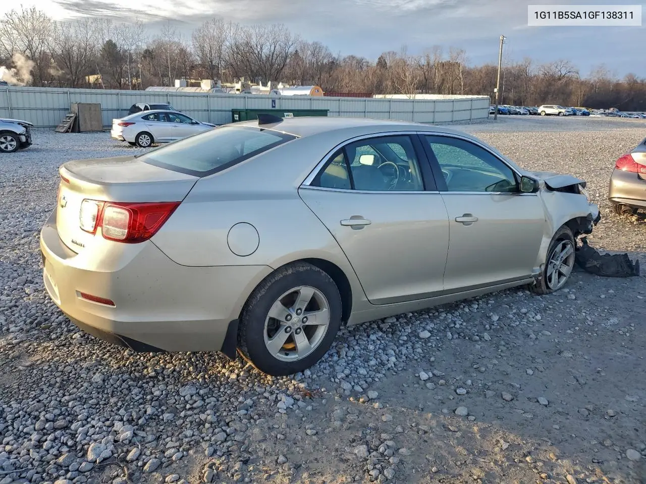 1G11B5SA1GF138311 2016 Chevrolet Malibu Limited Ls