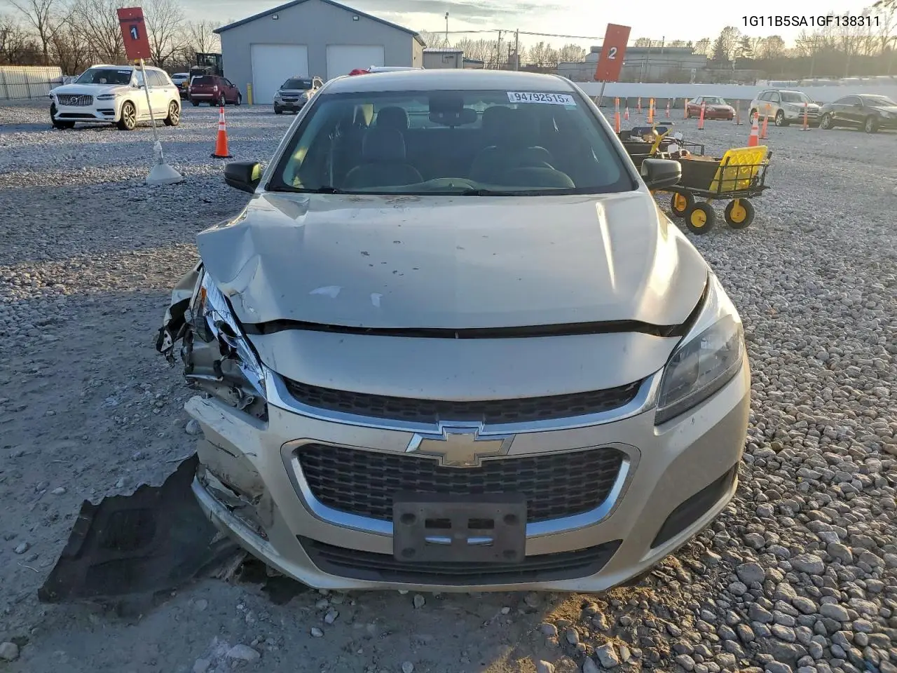 1G11B5SA1GF138311 2016 Chevrolet Malibu Limited Ls