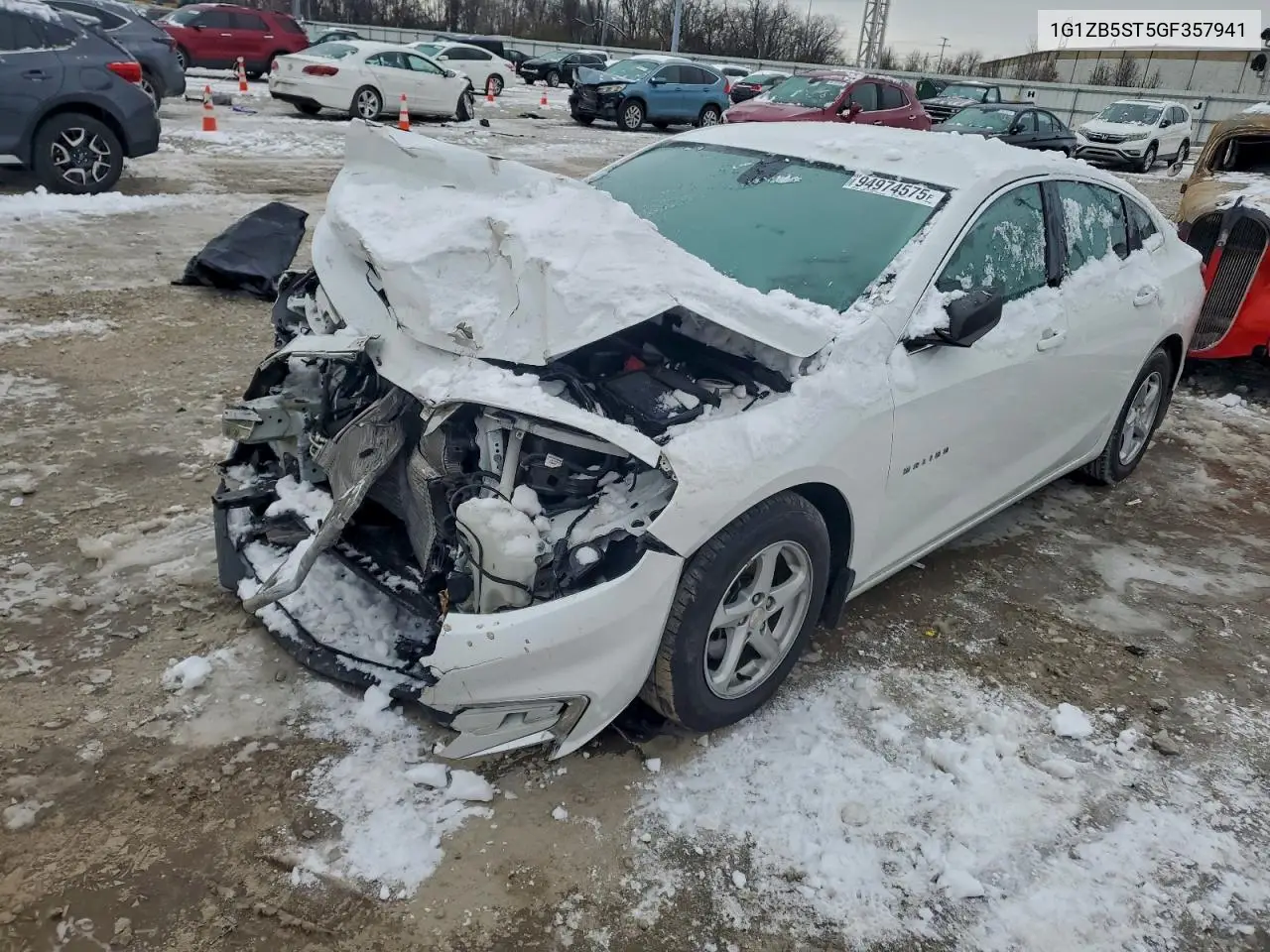 1G1ZB5ST5GF357941 2016 Chevrolet Malibu Ls