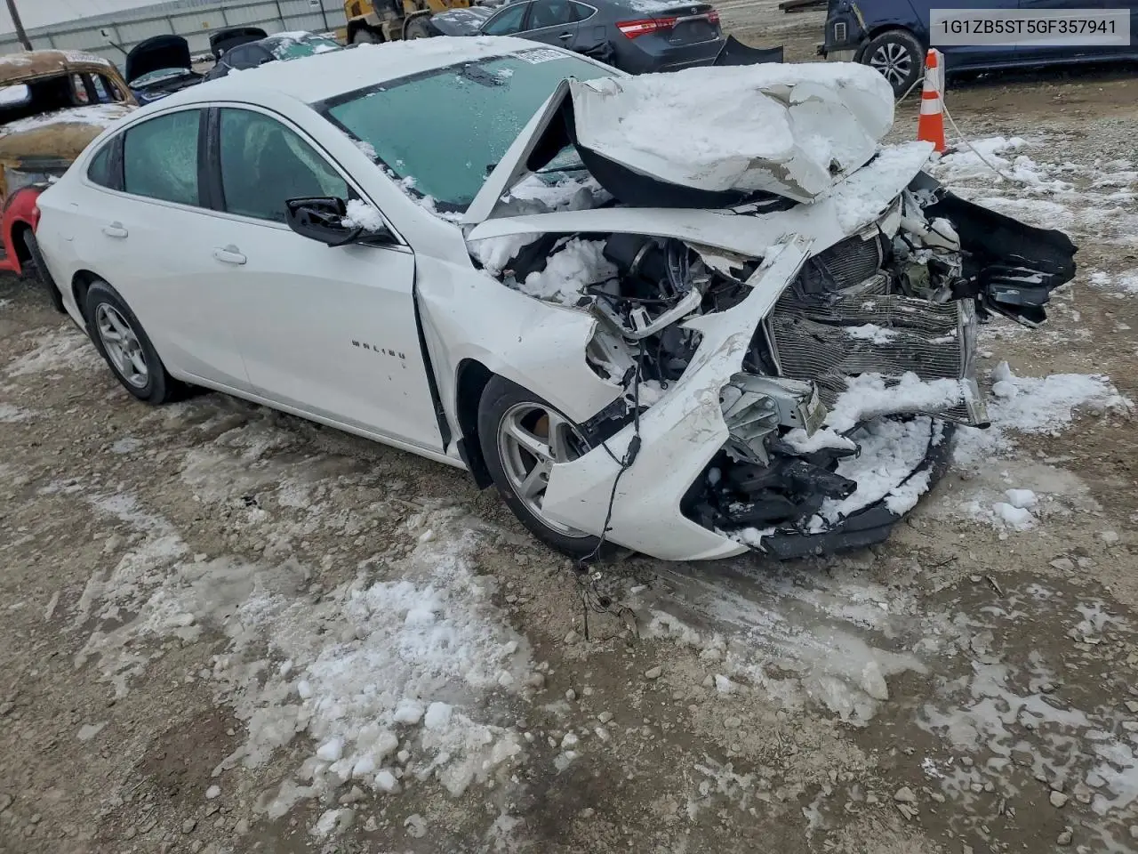 1G1ZB5ST5GF357941 2016 Chevrolet Malibu Ls