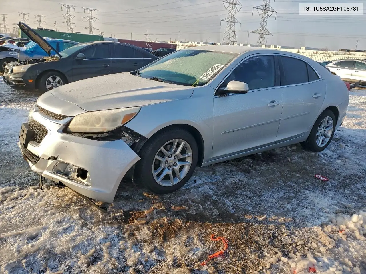 1G11C5SA2GF108781 2016 Chevrolet Malibu Limited Lt