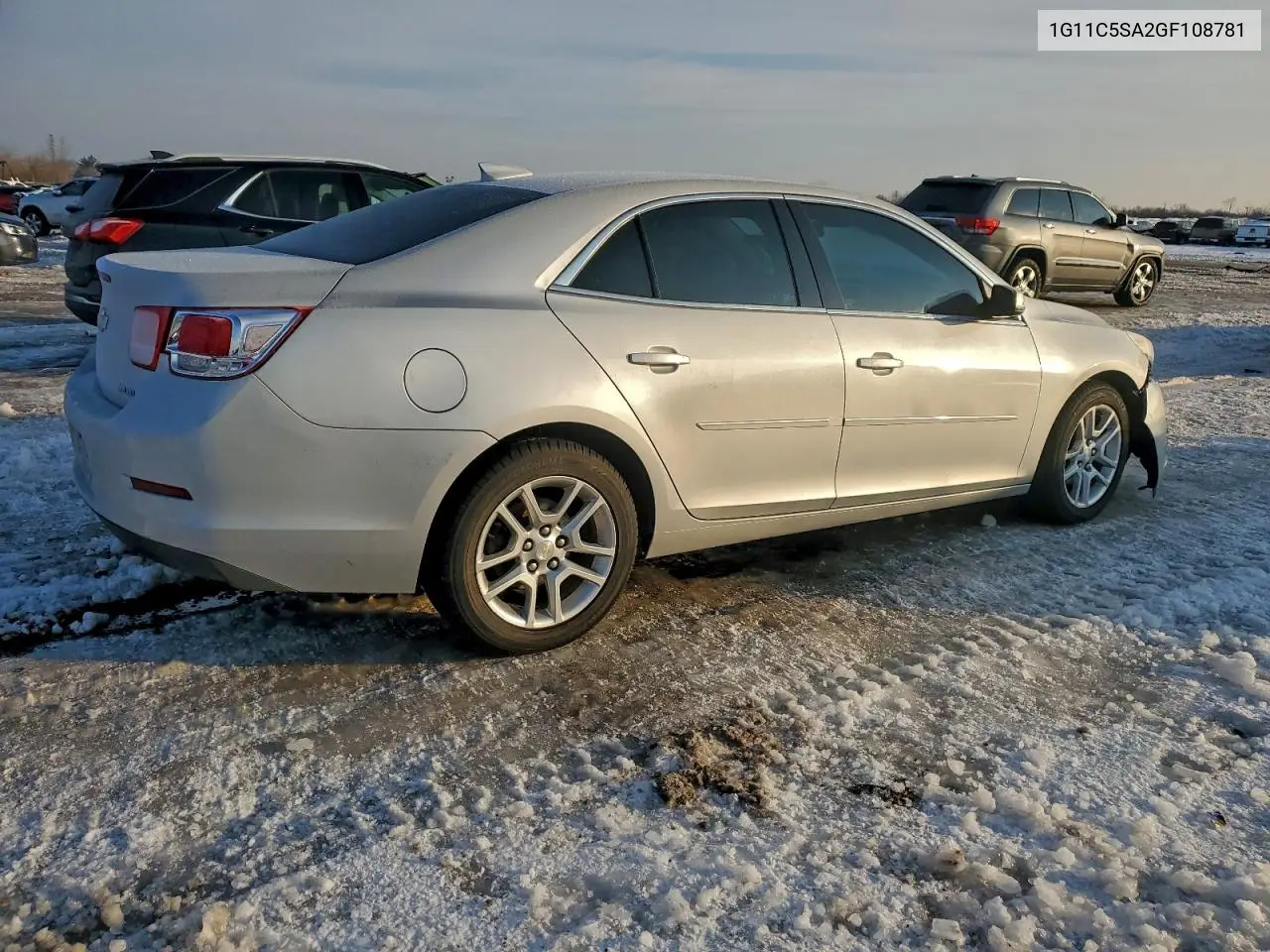 1G11C5SA2GF108781 2016 Chevrolet Malibu Limited Lt