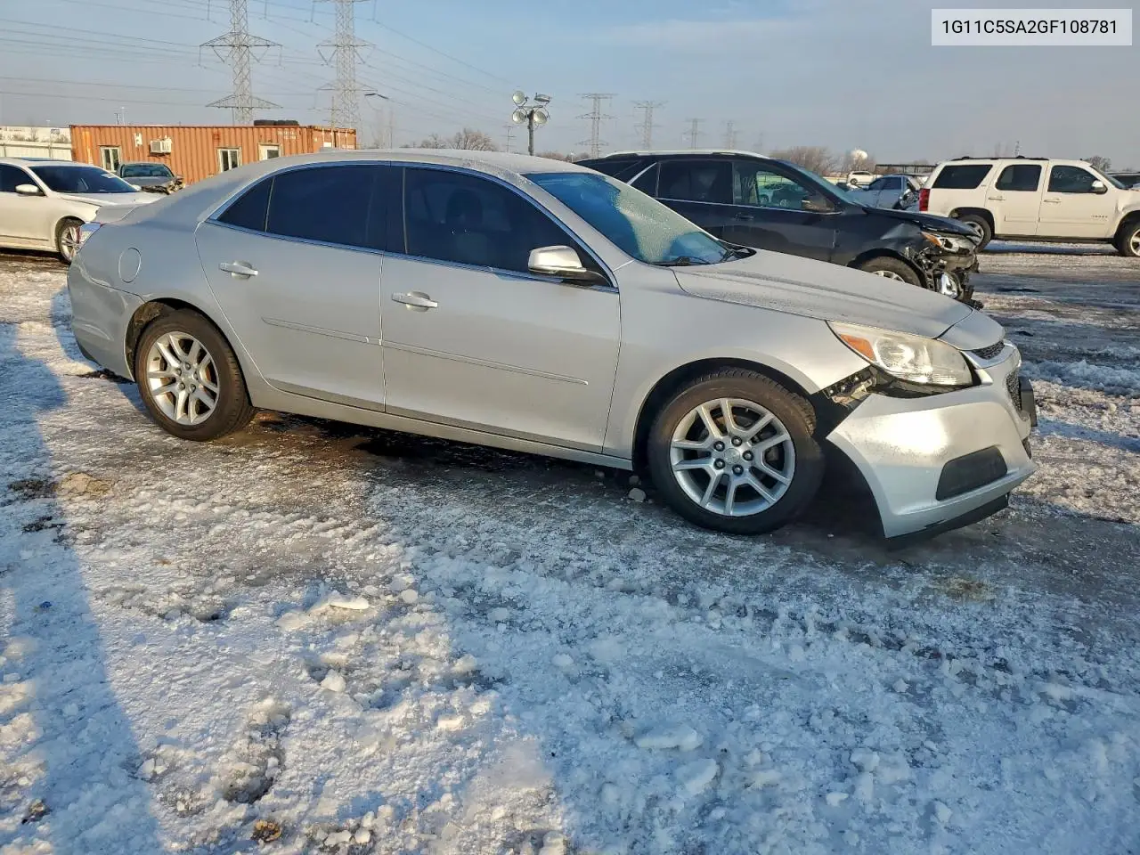 1G11C5SA2GF108781 2016 Chevrolet Malibu Limited Lt