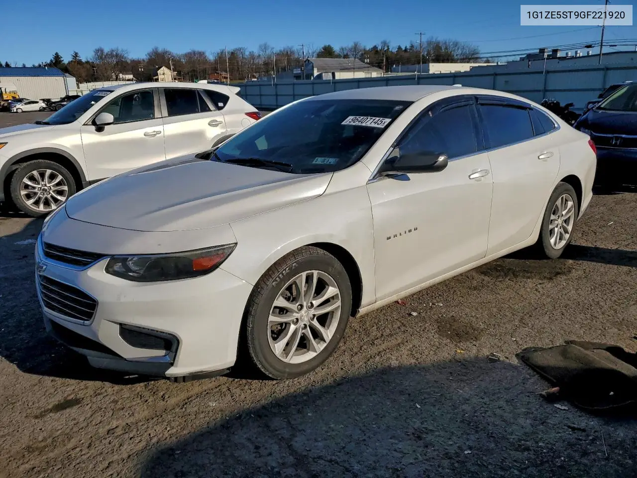 1G1ZE5ST9GF221920 2016 Chevrolet Malibu Lt