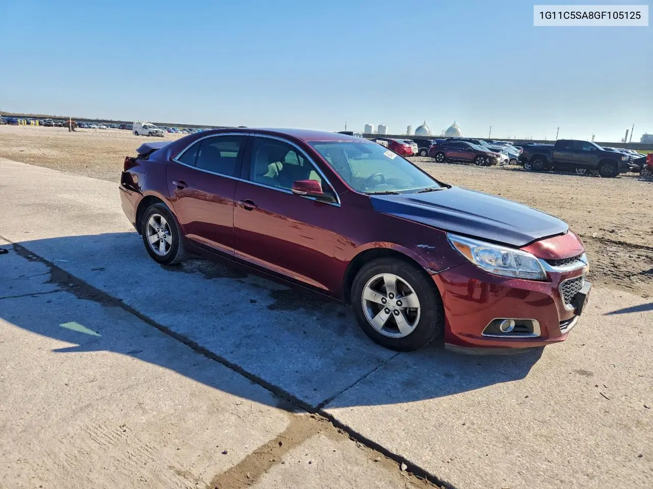 1G11C5SA8GF105125 2016 Chevrolet Malibu Limited Lt