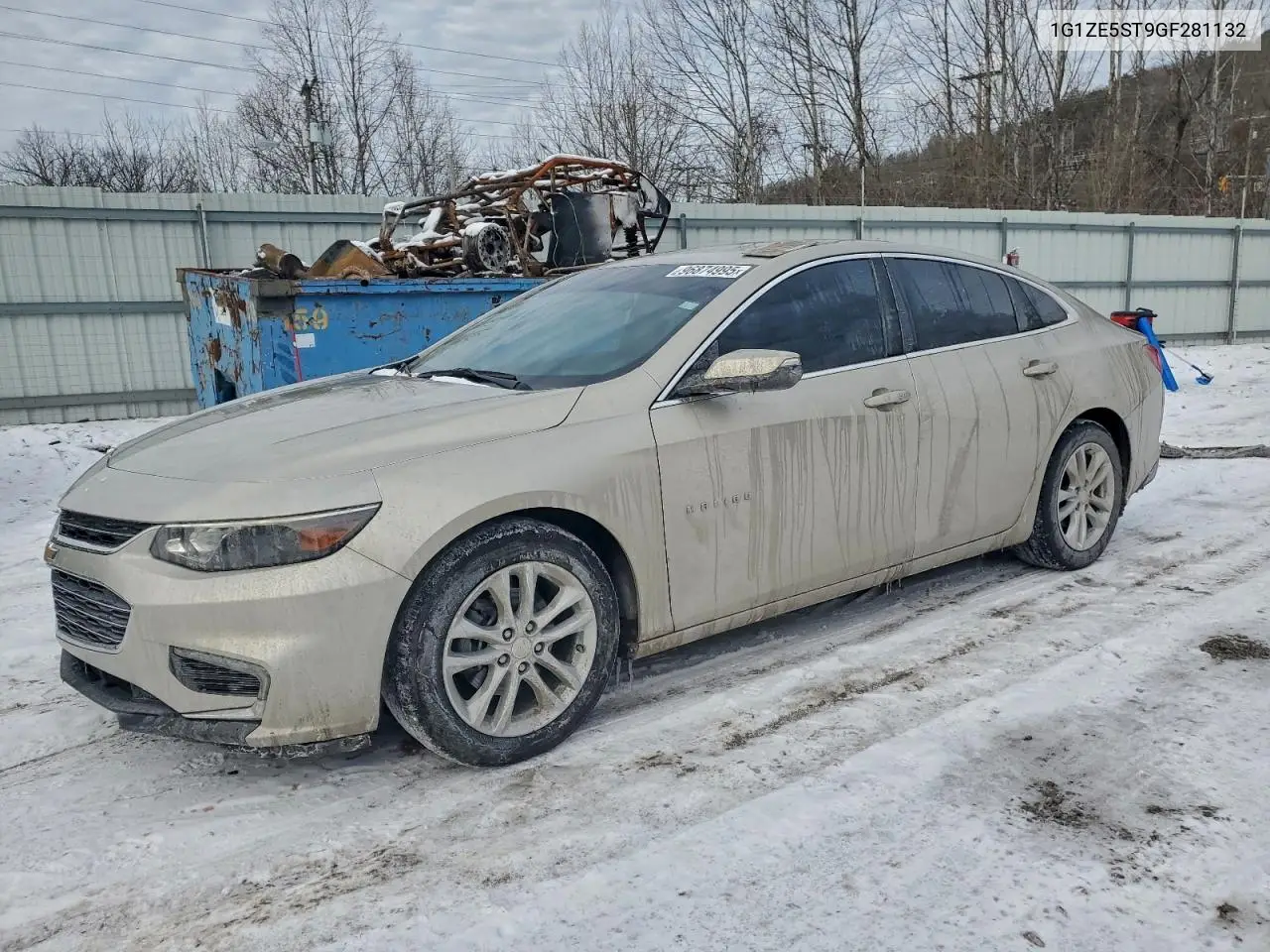 1G1ZE5ST9GF281132 2016 Chevrolet Malibu Lt