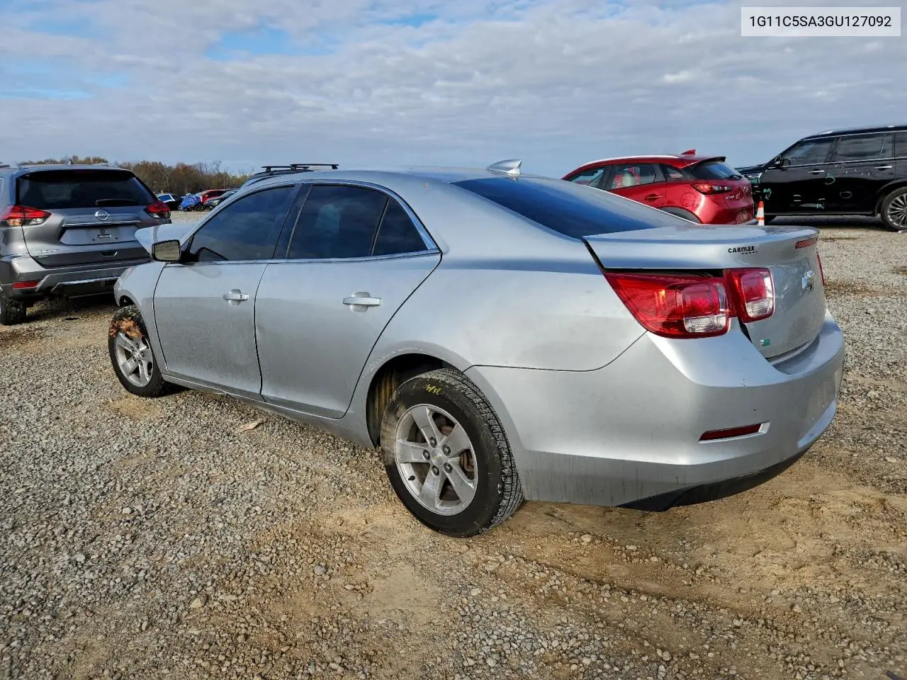 1G11C5SA3GU127092 2016 Chevrolet Malibu Limited Lt