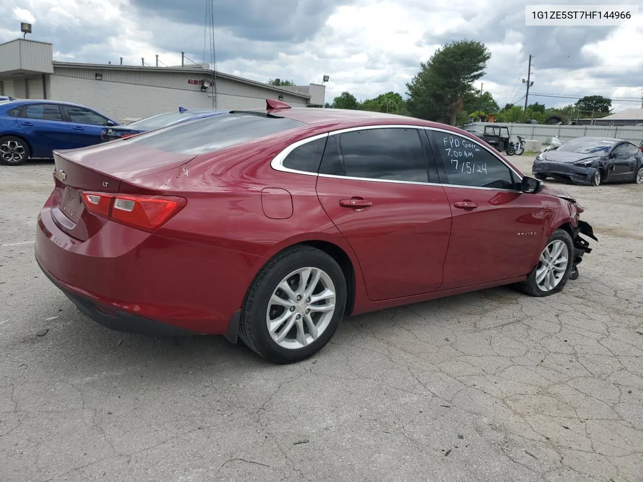 2017 Chevrolet Malibu Lt VIN: 1G1ZE5ST7HF144966 Lot: 58402924