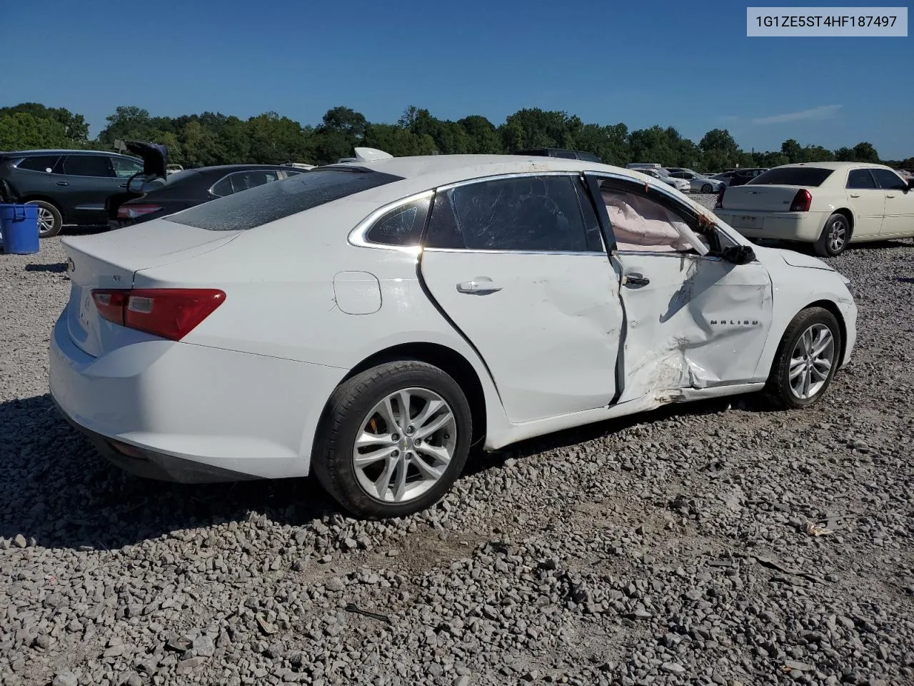 1G1ZE5ST4HF187497 2017 Chevrolet Malibu Lt