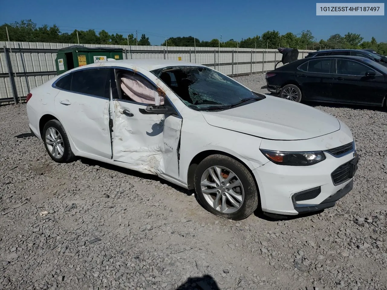 1G1ZE5ST4HF187497 2017 Chevrolet Malibu Lt