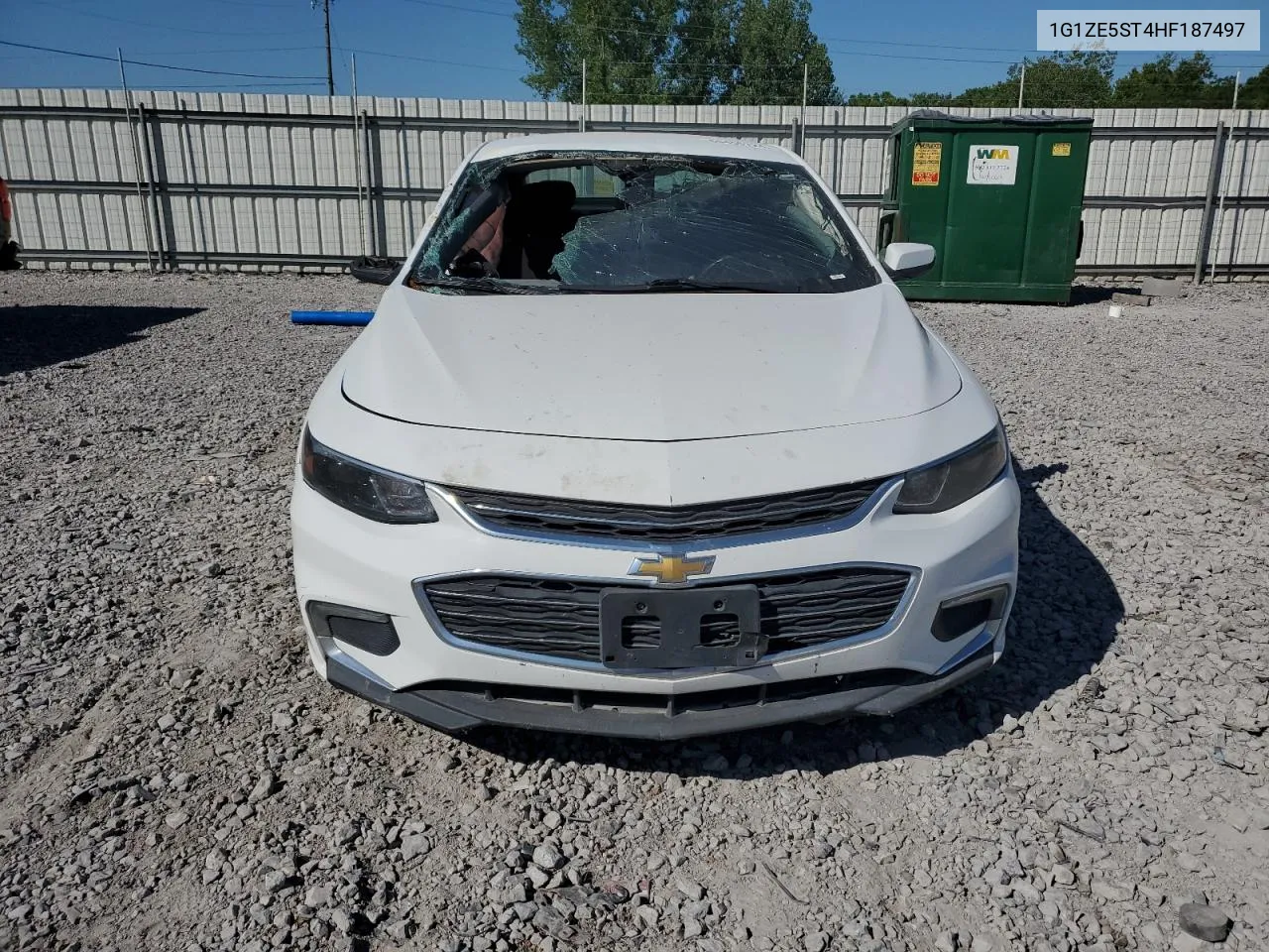 1G1ZE5ST4HF187497 2017 Chevrolet Malibu Lt