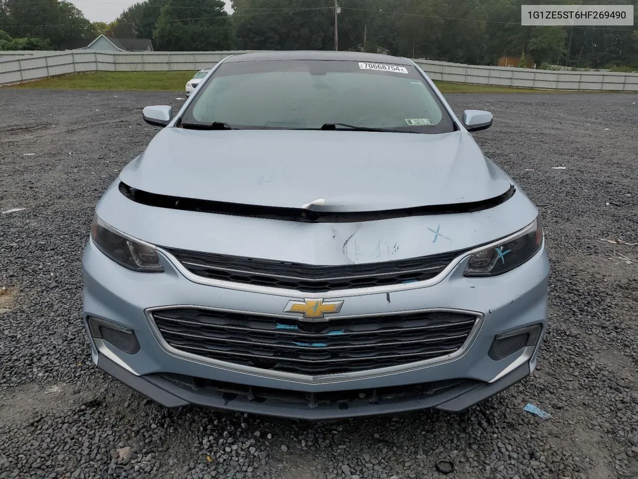 2017 Chevrolet Malibu Lt VIN: 1G1ZE5ST6HF269490 Lot: 70668754