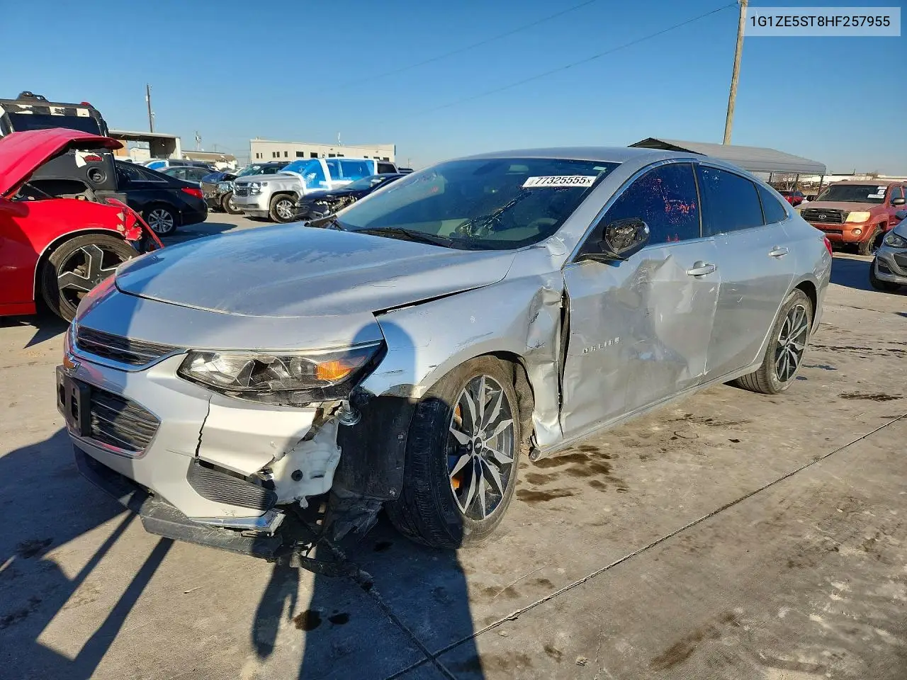 1G1ZE5ST8HF257955 2017 Chevrolet Malibu Lt