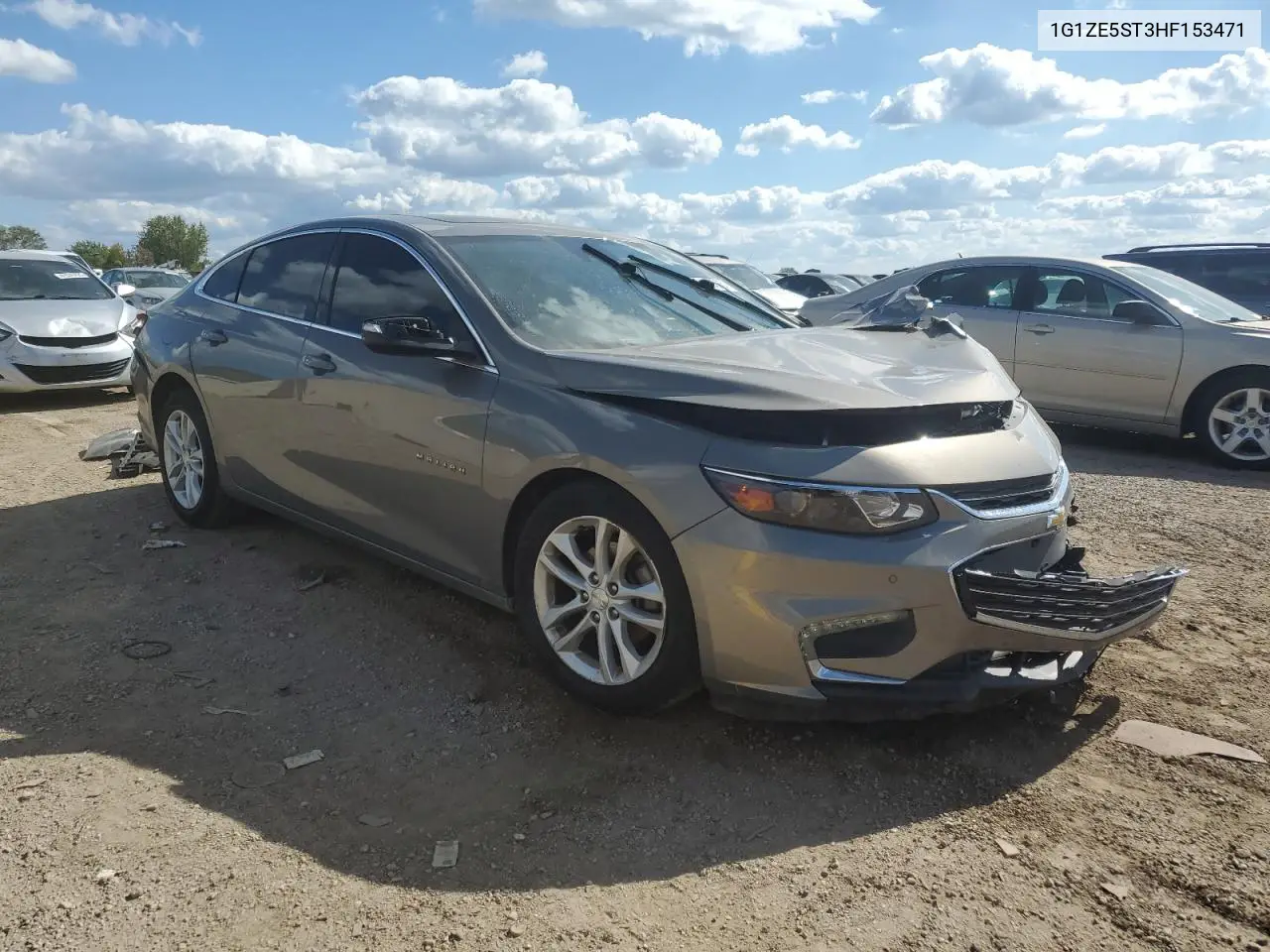 1G1ZE5ST3HF153471 2017 Chevrolet Malibu Lt