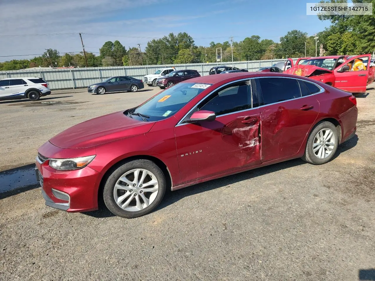 1G1ZE5ST5HF142715 2017 Chevrolet Malibu Lt