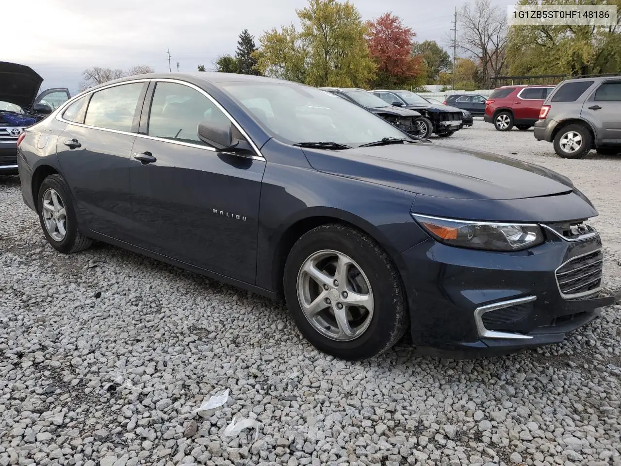 1G1ZB5ST0HF148186 2017 Chevrolet Malibu Ls