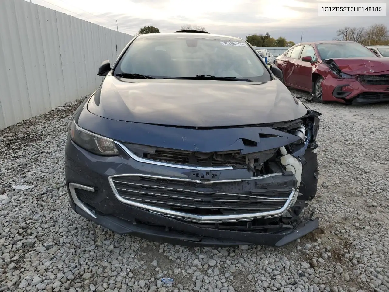 1G1ZB5ST0HF148186 2017 Chevrolet Malibu Ls