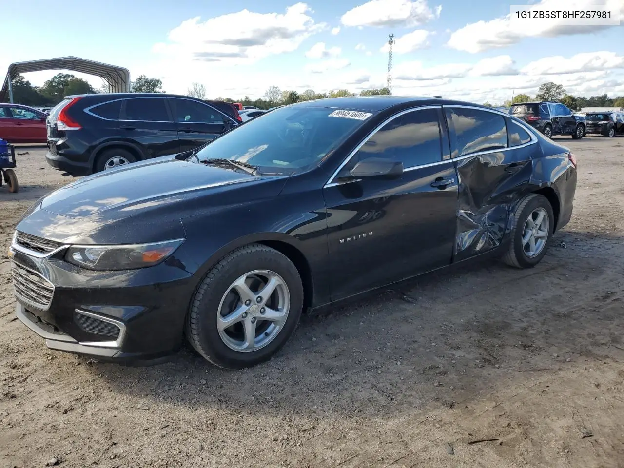 1G1ZB5ST8HF257981 2017 Chevrolet Malibu Ls