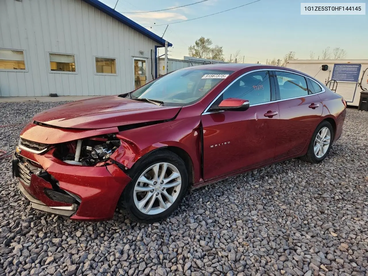 1G1ZE5ST0HF144145 2017 Chevrolet Malibu Lt