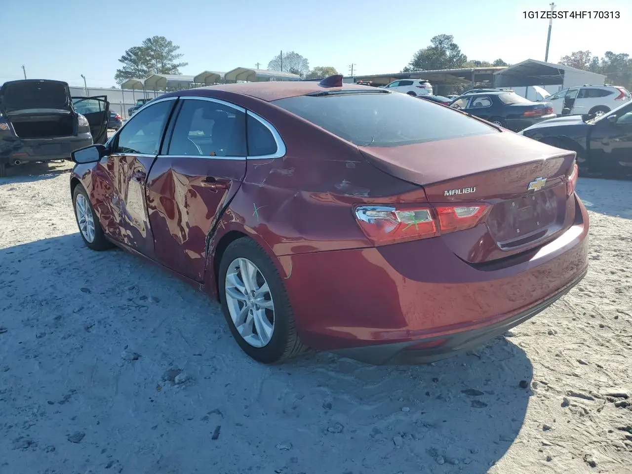 1G1ZE5ST4HF170313 2017 Chevrolet Malibu Lt