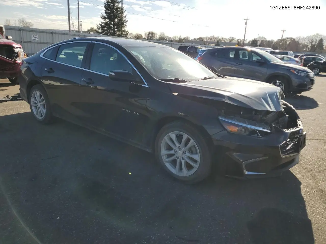 1G1ZE5ST8HF242890 2017 Chevrolet Malibu Lt