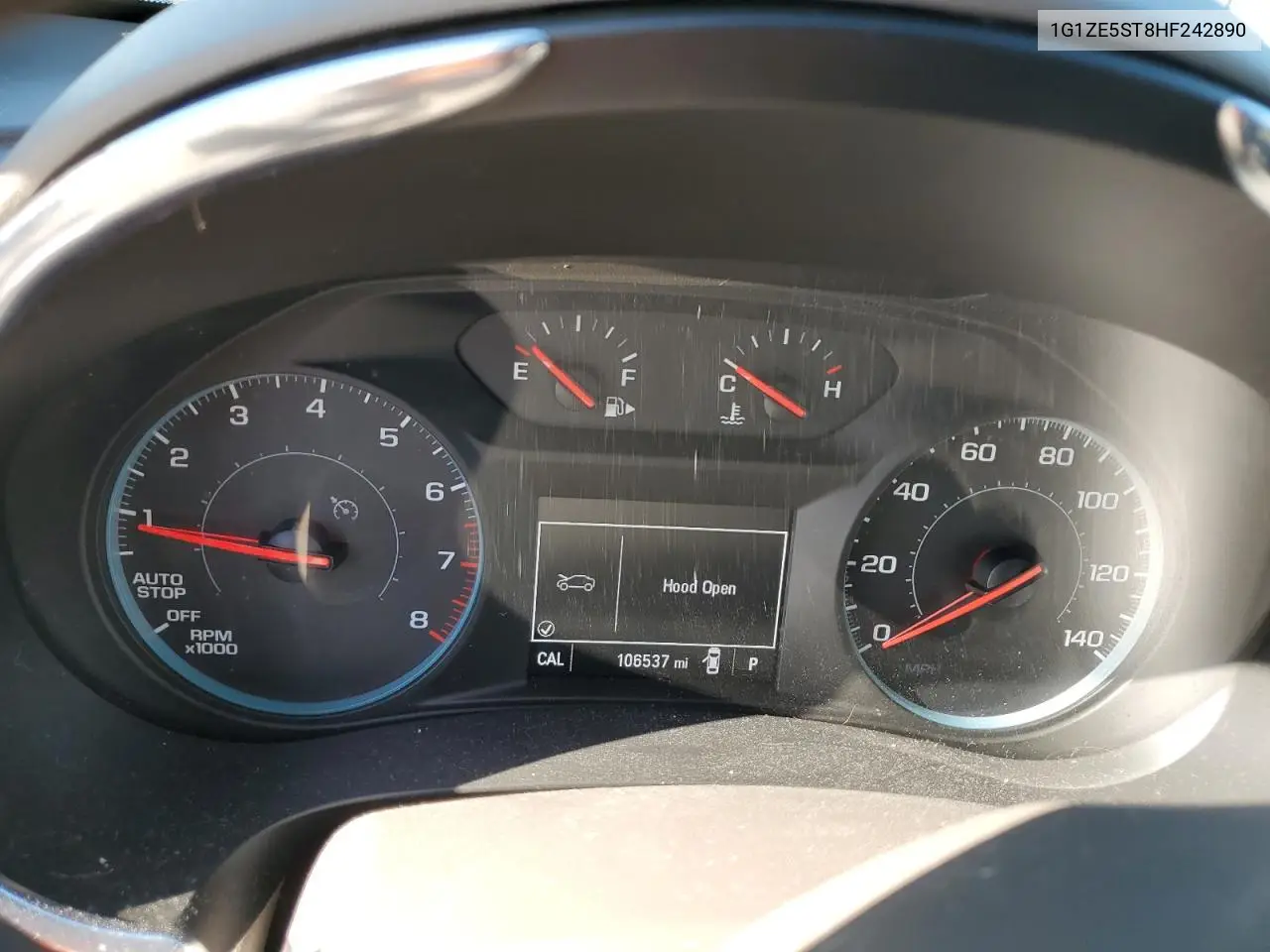 1G1ZE5ST8HF242890 2017 Chevrolet Malibu Lt