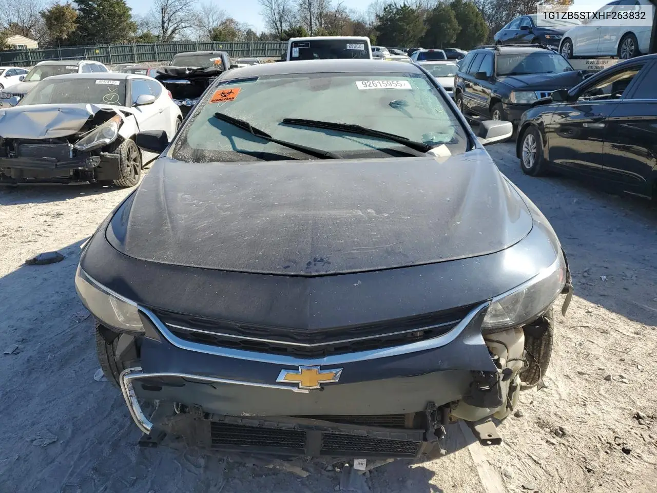 1G1ZB5STXHF263832 2017 Chevrolet Malibu Ls