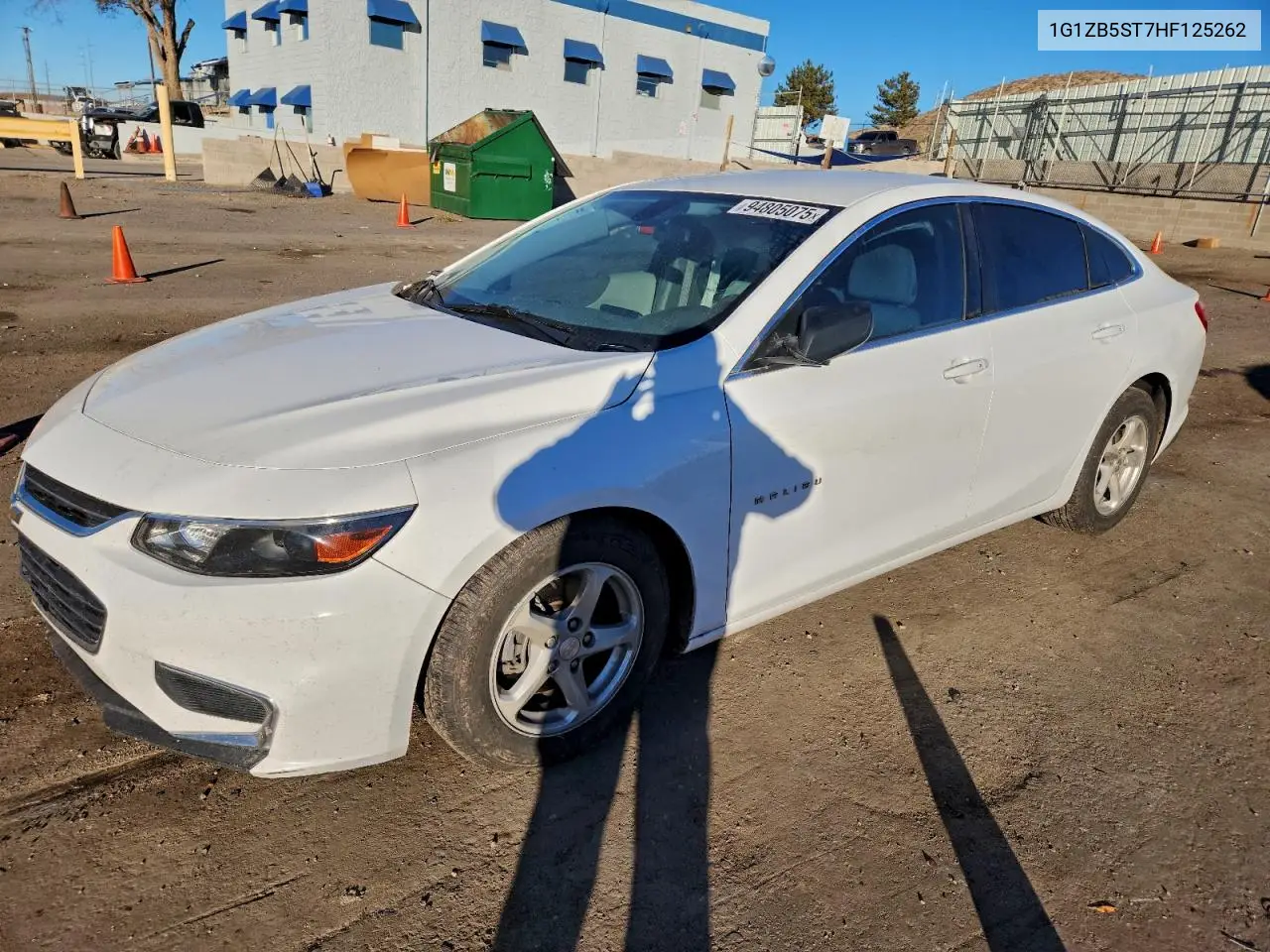 1G1ZB5ST7HF125262 2017 Chevrolet Malibu Ls