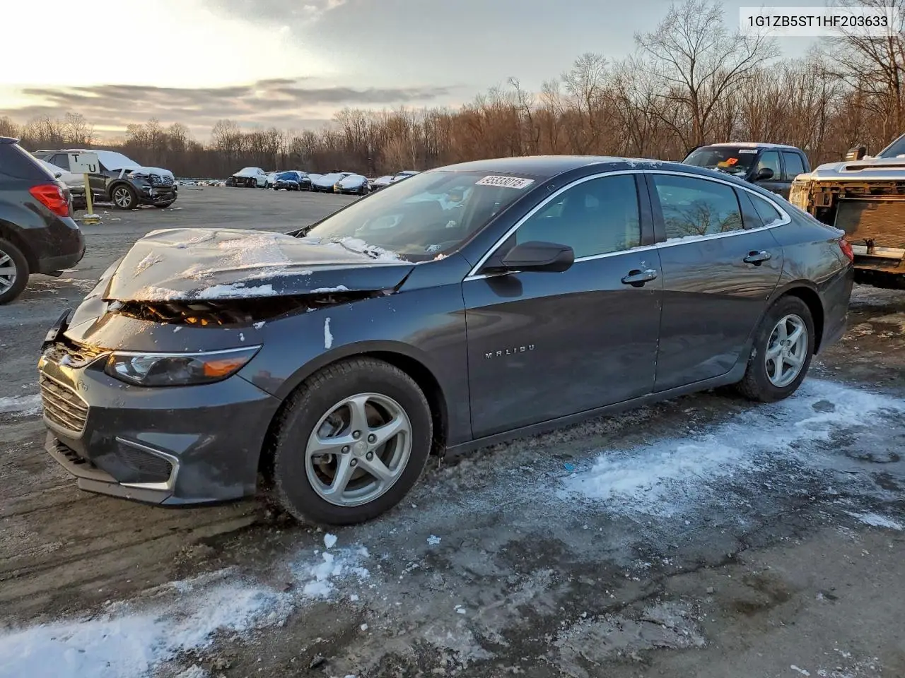 1G1ZB5ST1HF203633 2017 Chevrolet Malibu Ls