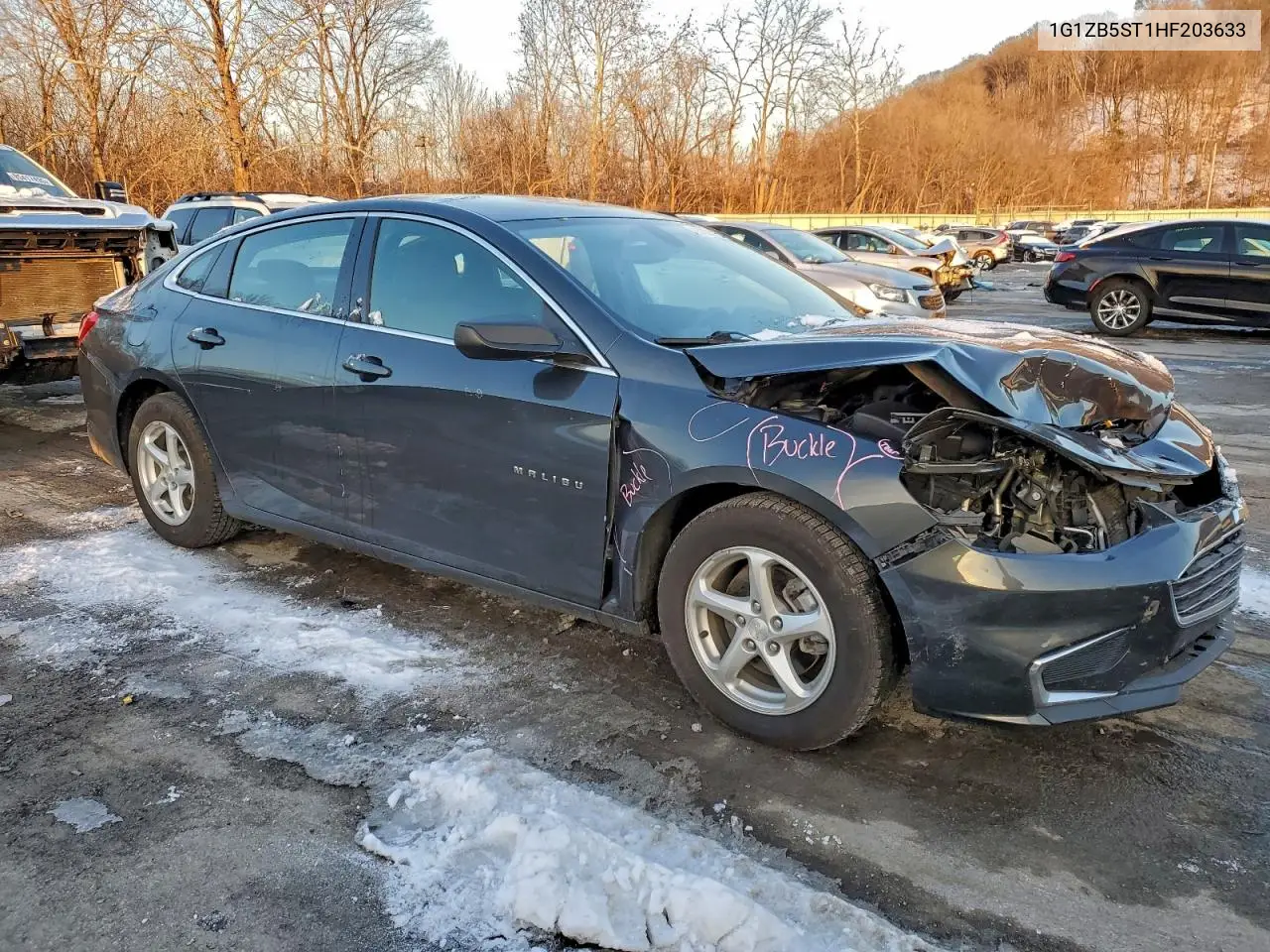 1G1ZB5ST1HF203633 2017 Chevrolet Malibu Ls