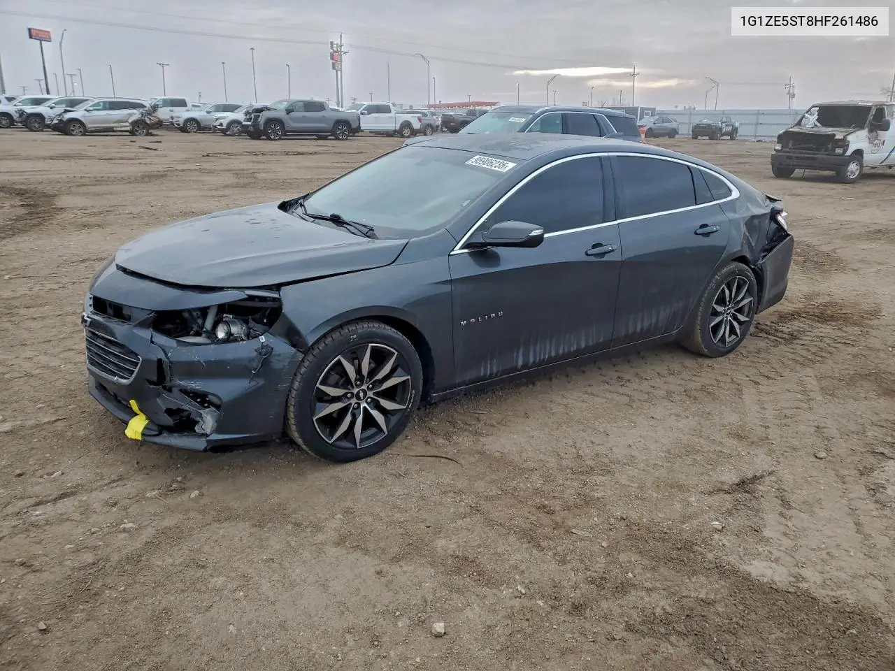 1G1ZE5ST8HF261486 2017 Chevrolet Malibu Lt