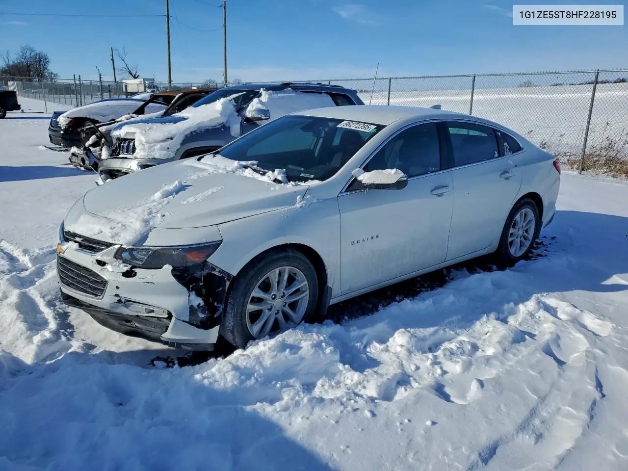 1G1ZE5ST8HF228195 2017 Chevrolet Malibu Lt