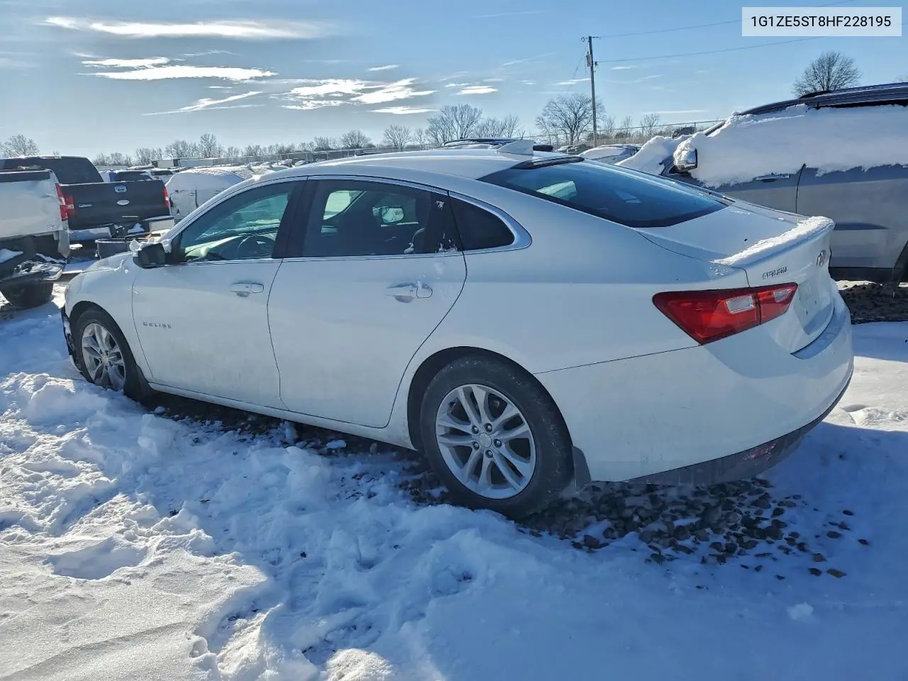 1G1ZE5ST8HF228195 2017 Chevrolet Malibu Lt