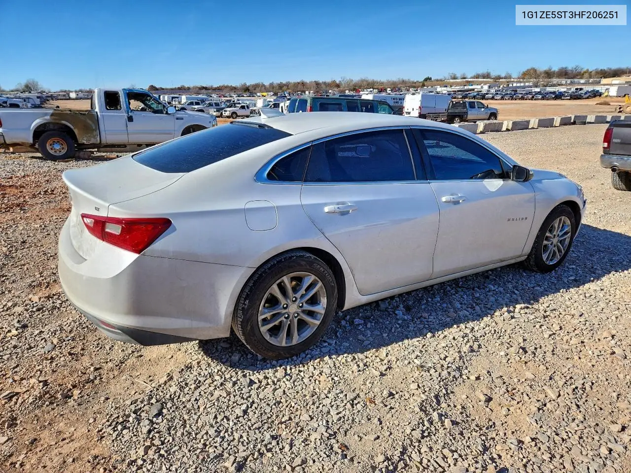 1G1ZE5ST3HF206251 2017 Chevrolet Malibu Lt