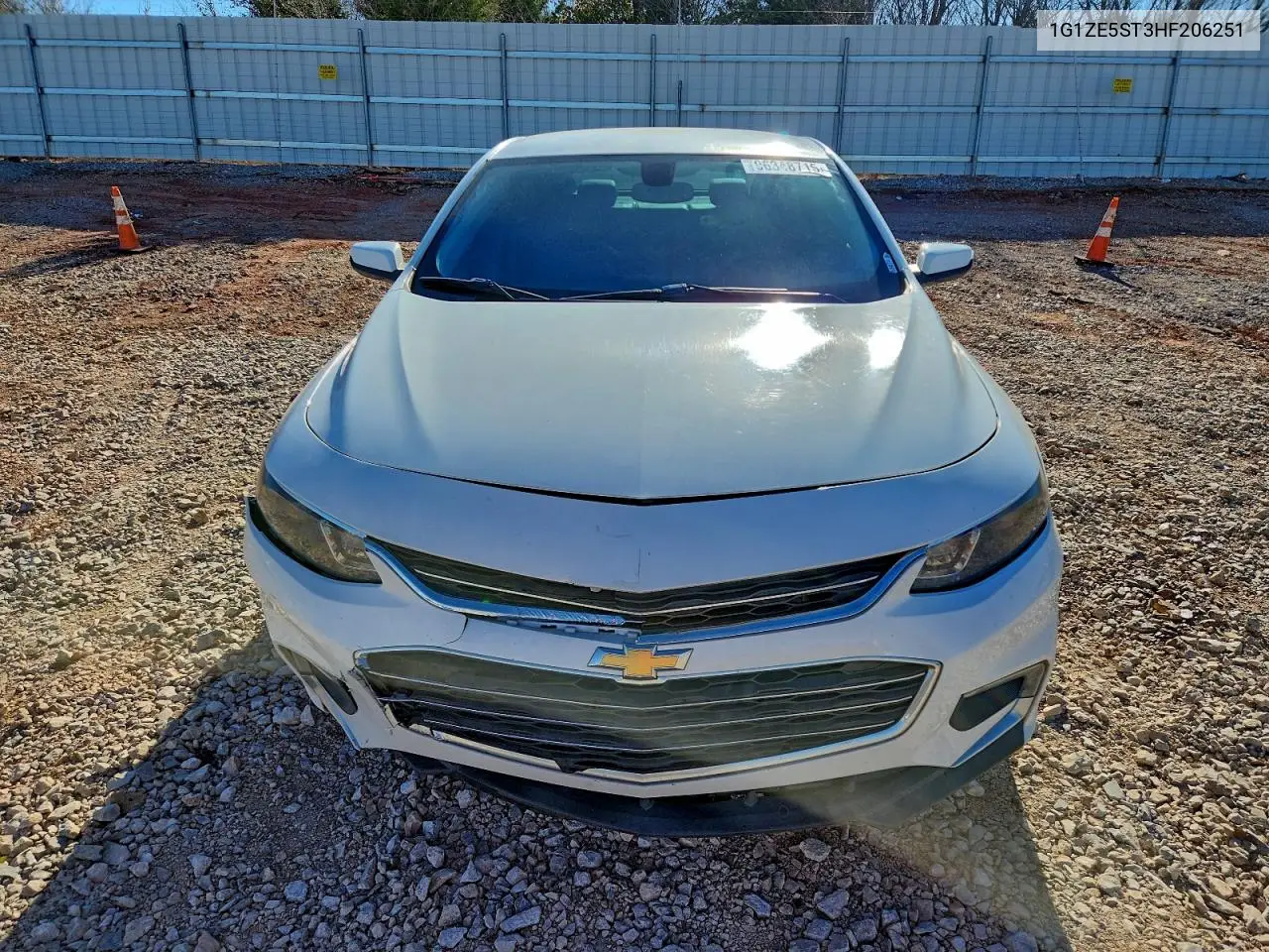 1G1ZE5ST3HF206251 2017 Chevrolet Malibu Lt