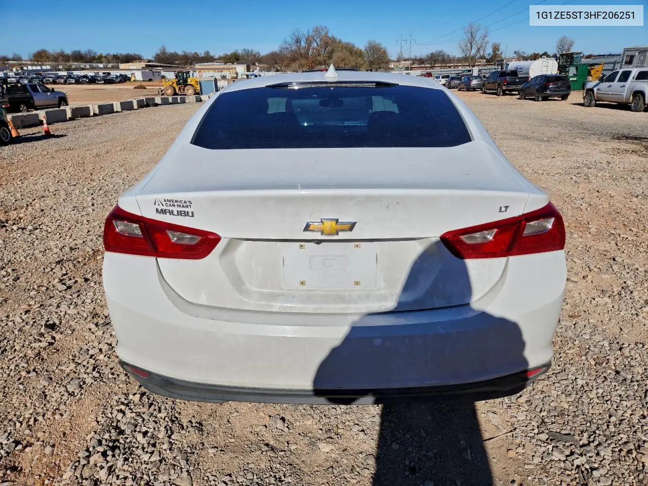 1G1ZE5ST3HF206251 2017 Chevrolet Malibu Lt