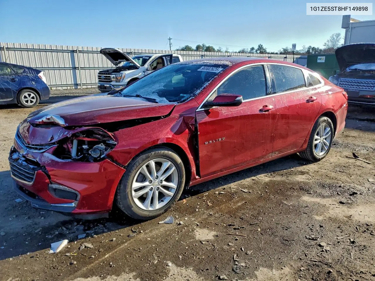 1G1ZE5ST8HF149898 2017 Chevrolet Malibu Lt