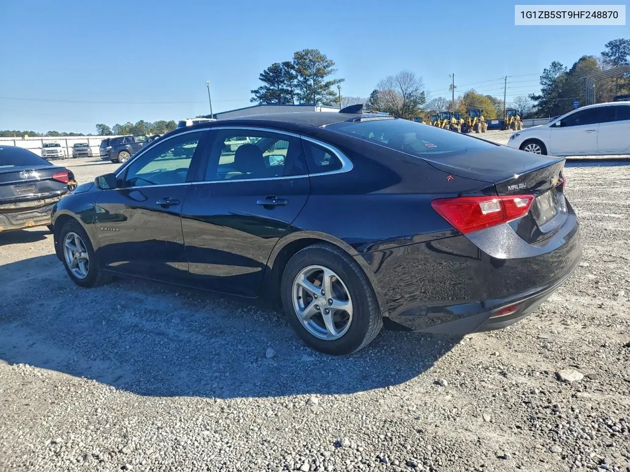 1G1ZB5ST9HF248870 2017 Chevrolet Malibu Ls