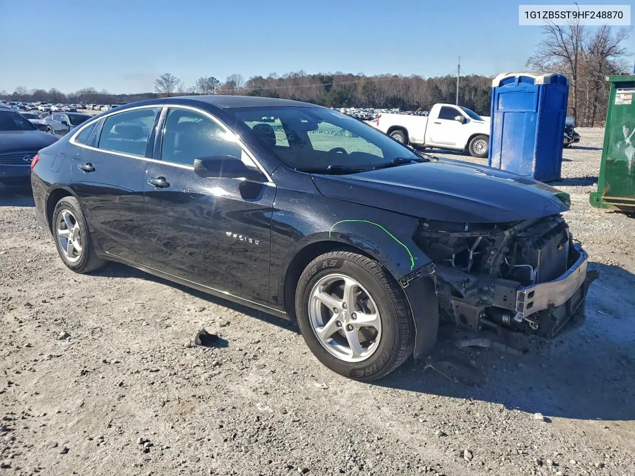 1G1ZB5ST9HF248870 2017 Chevrolet Malibu Ls